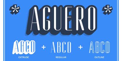 Aguero Sans Rounded Font Poster 8