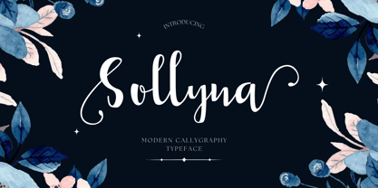 Sollyna Font Poster 1