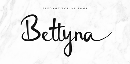 Bettyna Font Poster 1