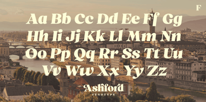 Ashford Font Poster 11