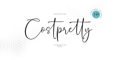 Costpretty Font Poster 1