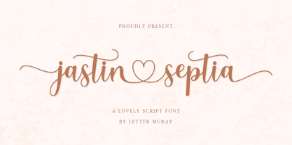 Jastin Septia Font Poster 1