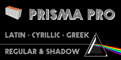Prisma Pro Font Poster 1