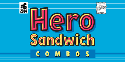 Hero Sandwich Combos Police Poster 1