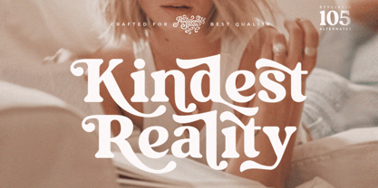 Kindest Reality Font Poster 1