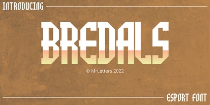Bredals Font Poster 1