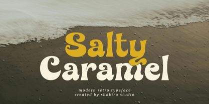 Salty Caramel Font Poster 1