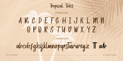 Tropical Tides Font Poster 6