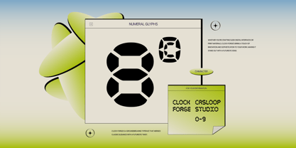 Clock Forge Font Poster 6