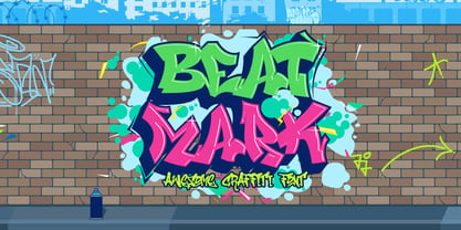 Beat Mark Font Poster 1