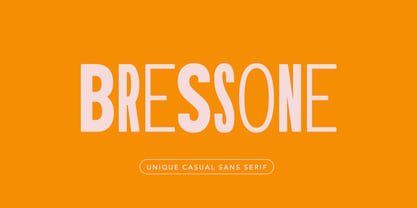 Bressone Font Poster 1