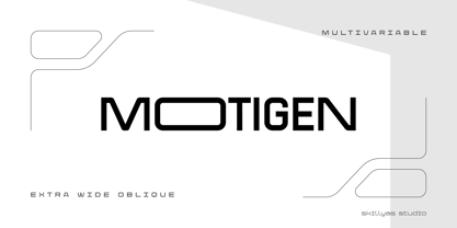 Motigen Font Poster 1