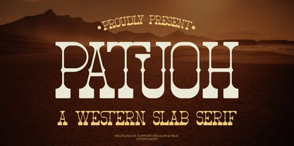 Patuoh Font Poster 1