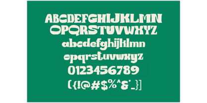 Jore Rough Display Font Font Poster 3