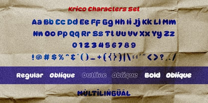 Krico Font Poster 7