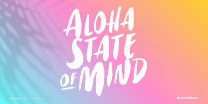 Aloha Summer Font Poster 4