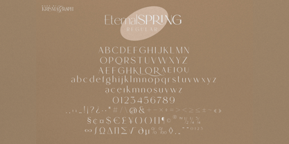 Eternal Spring Font Poster 5