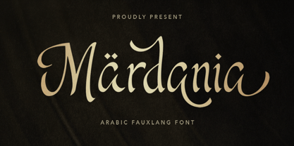 Mardania Font Poster 1