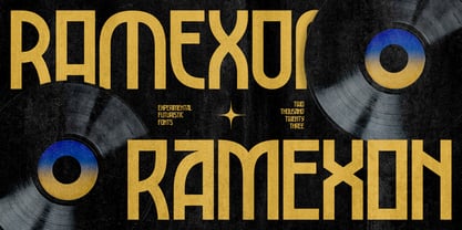 Ramexon Font Poster 1
