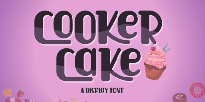 Cooker Cake Font Poster 1