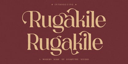 Rugakile Font Poster 1