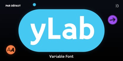 YLab Variable Font Poster 1