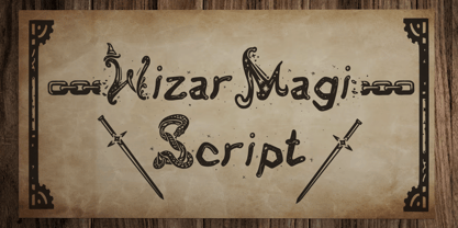 WizarMagi Script Font Poster 1