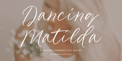 Dancing Matilda Font Poster 1