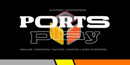 Ports Play Font Poster 1