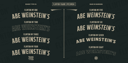 RTCO Flinton Font Poster 2