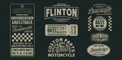 RTCO Flinton Font Poster 11