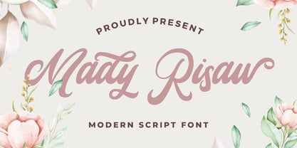 Mady Risaw Font Poster 1