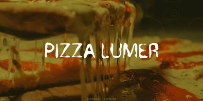 Pizza Lumer Fuente Póster 1
