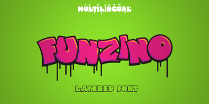 Funzino Font Poster 1