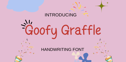 Goofy Graffle Font Poster 1