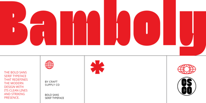 Bamboly Font Poster 1