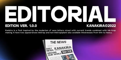 Kanakira Font Poster 9