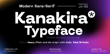 Kanakira Font Poster 1