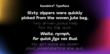 Kanakira Font Poster 4