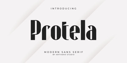 Protela Font Poster 1