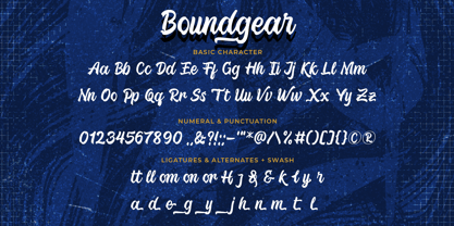 Boundgear Font Poster 8