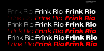 Frink Rio Font Poster 5