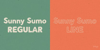 Sunny Sumo Font Poster 4