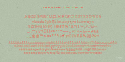 Sunny Sumo Font Poster 3