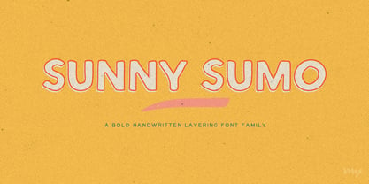 Sunny Sumo Font Poster 1