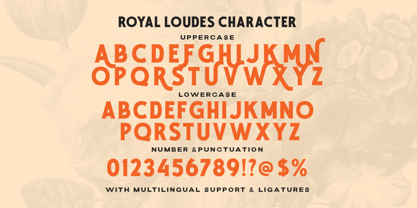 Royal Loudes Font Poster 9