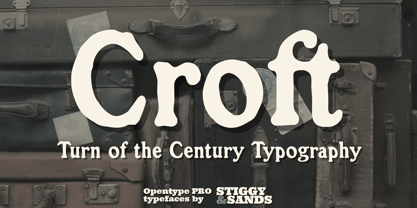 Croft Font Poster 1