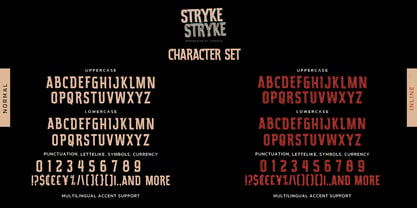 Stryke Font Poster 6