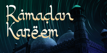 Ramadan Greeting Fuente Póster 7