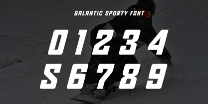 Galantic Font Poster 10